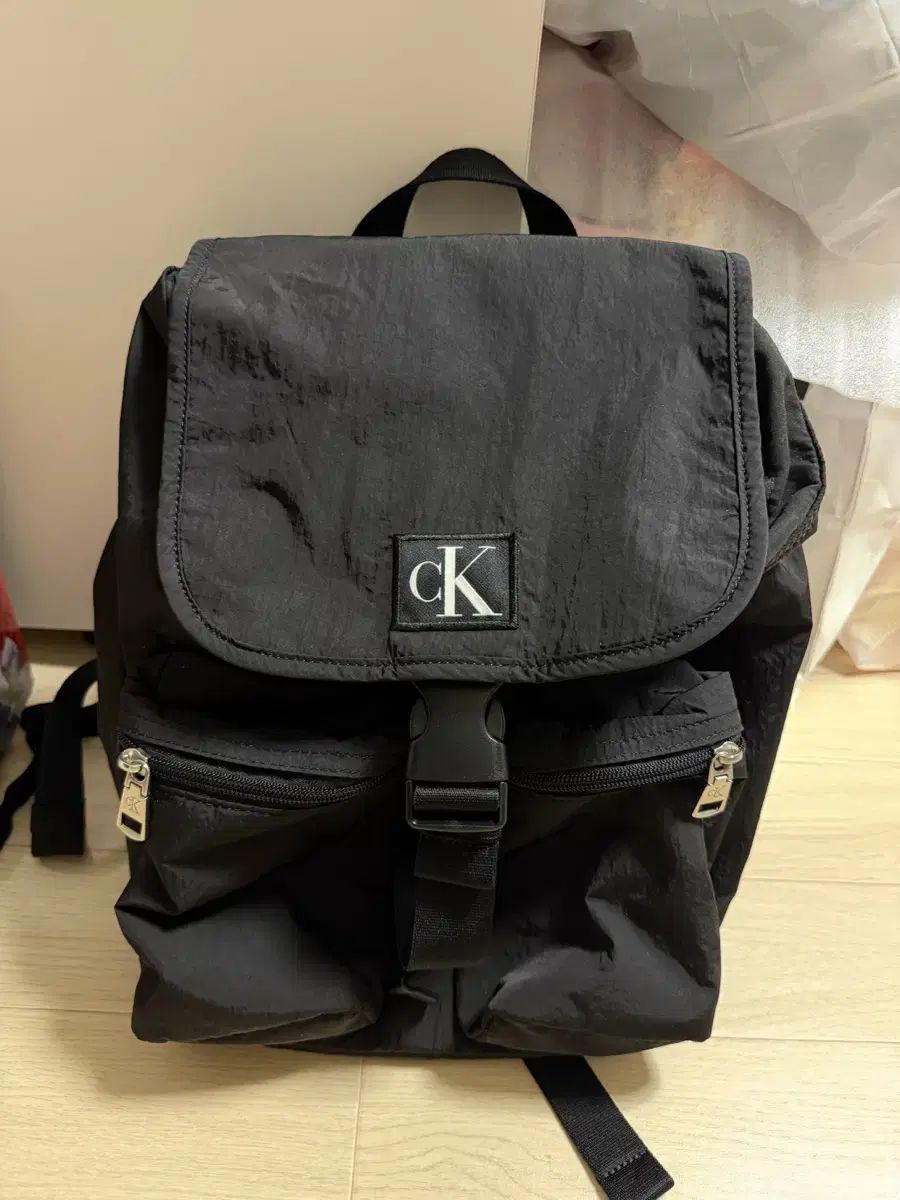 Calvin Klein カルバン・クライン ジーン ブラック CKJ シティ ナイロン バックパック バッグ