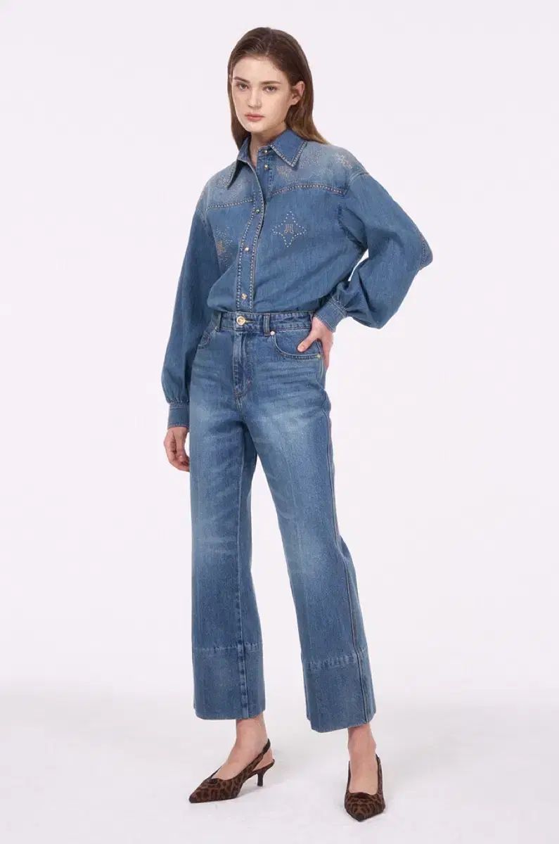 レディース ランバンコレクション デニム パンツ 24F/W