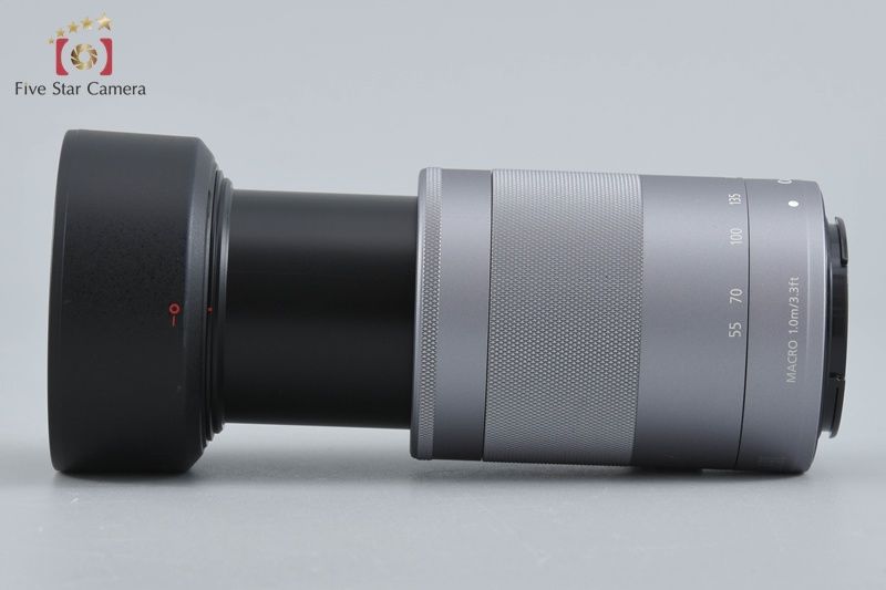 【中古】Canon キヤノン EF-M 55-200mm f/4.5-6.3 IS STM シルバー