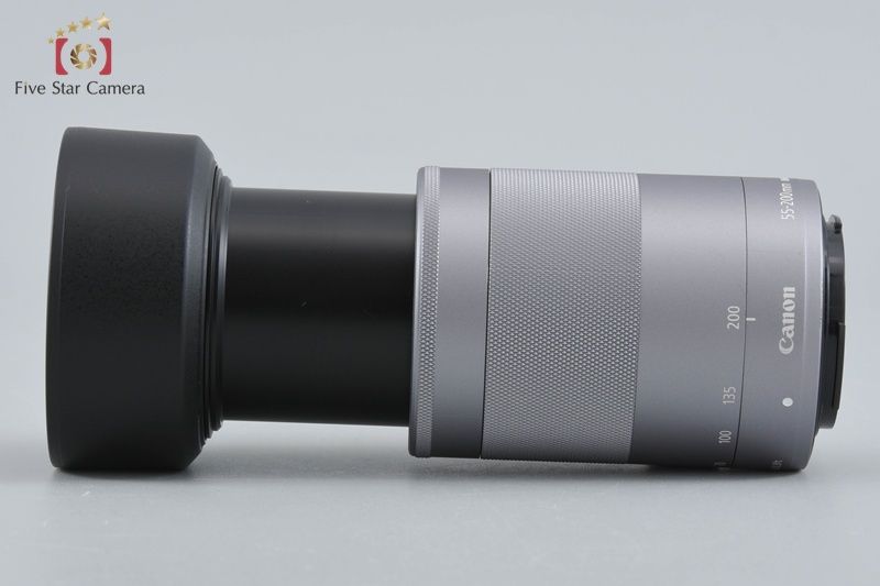 【中古】Canon キヤノン EF-M 55-200mm f/4.5-6.3 IS STM シルバー