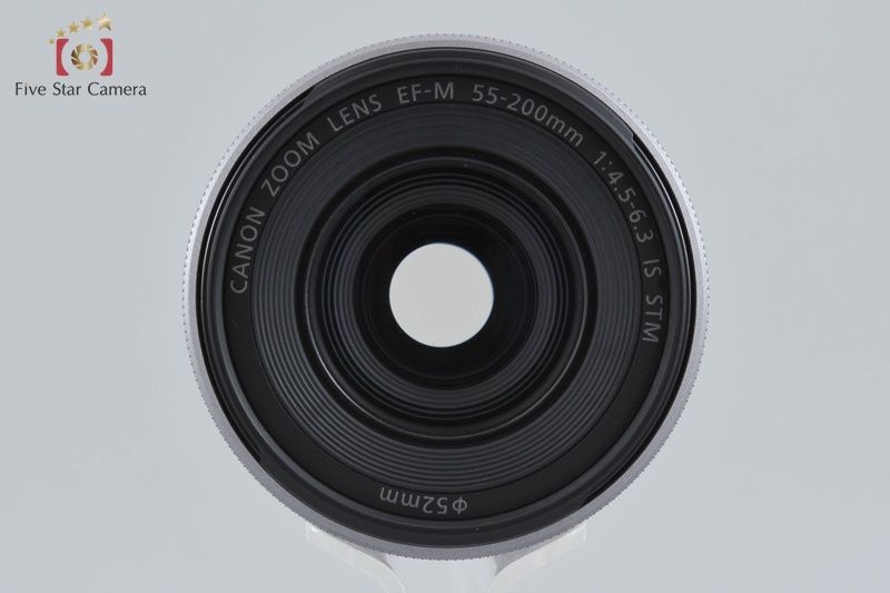 【中古】Canon キヤノン EF-M 55-200mm f/4.5-6.3 IS STM シルバー