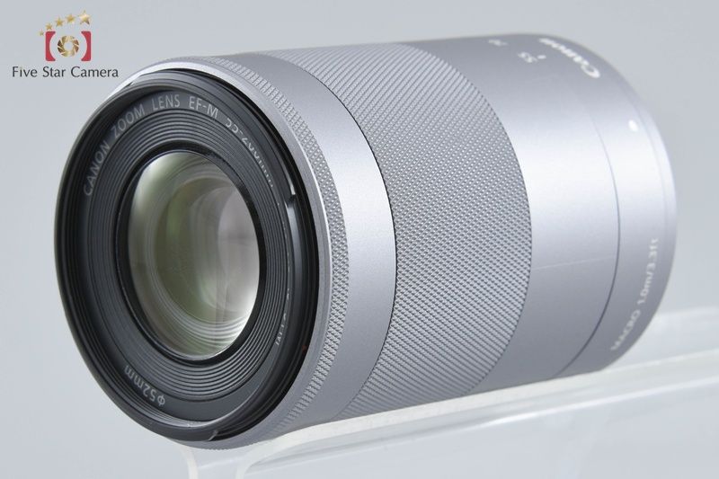 【中古】Canon キヤノン EF-M 55-200mm f/4.5-6.3 IS STM シルバー
