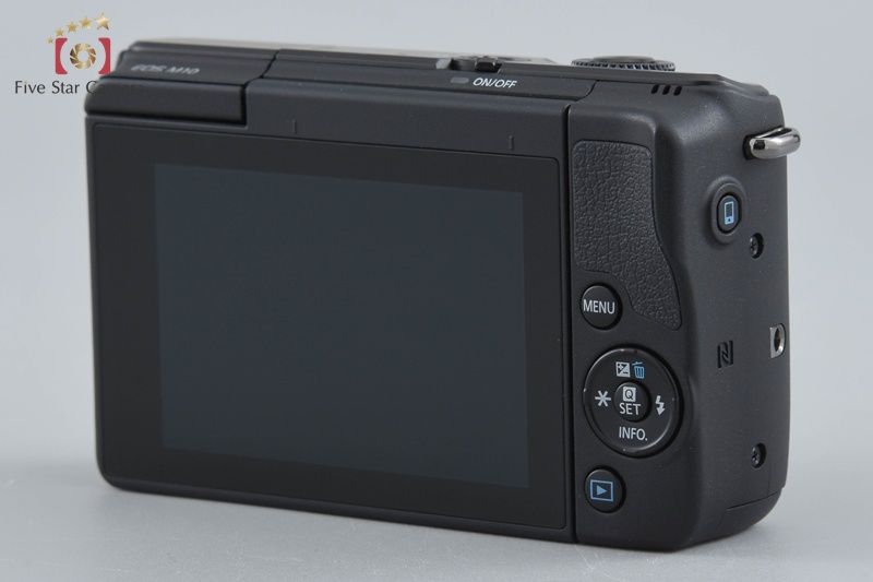 【中古】Canon キヤノン EOS M10 EF-M 15-45 IS STM レンズキット ブラック 元箱付き