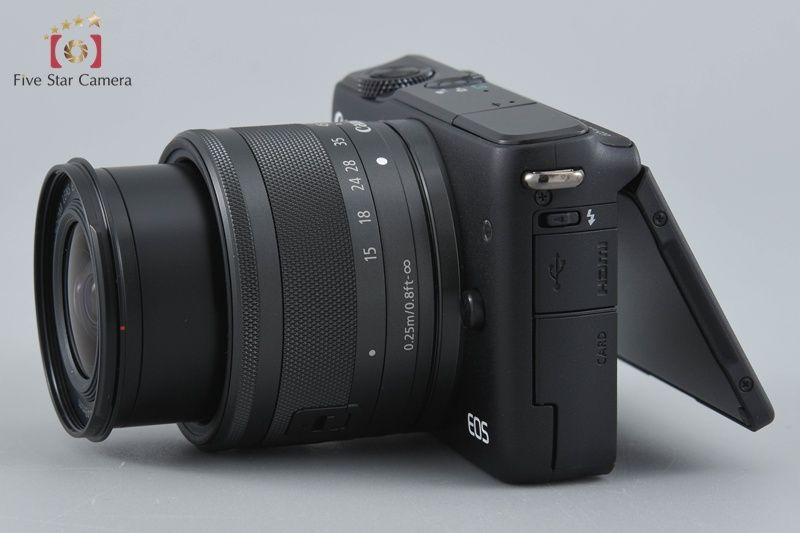 【中古】Canon キヤノン EOS M10 EF-M 15-45 IS STM レンズキット ブラック 元箱付き