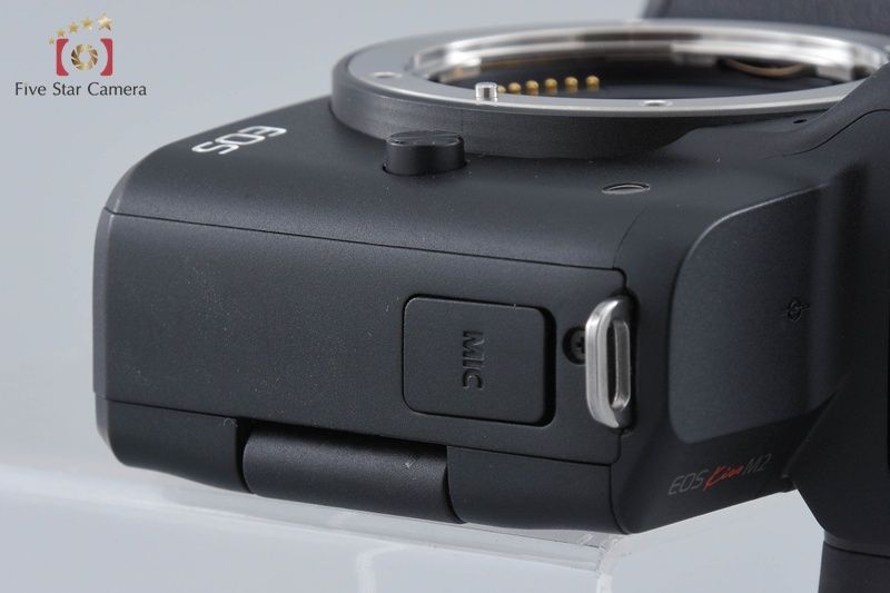 【中古】Canon キヤノン EOS Kiss M2 ブラック ミラーレス一眼カメラ シャッター回数僅少