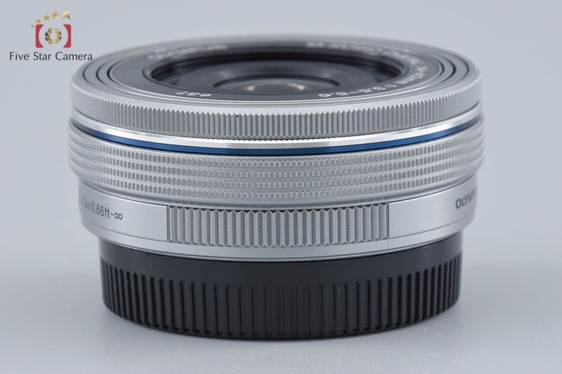 【中古】OLYMPUS オリンパス M.ZUIKO DIGITAL ED 14-42mm f/3.5-5.6 EZ シルバー