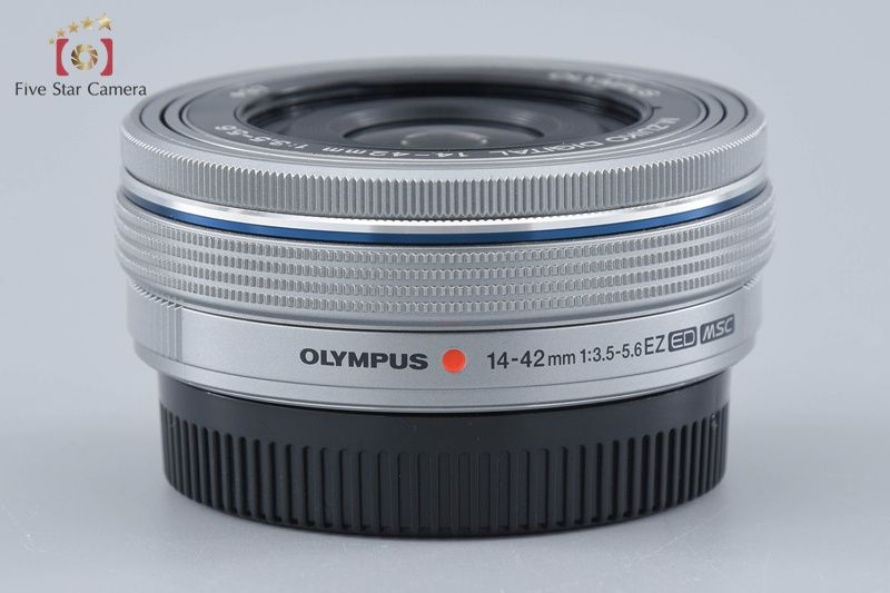 【中古】OLYMPUS オリンパス M.ZUIKO DIGITAL ED 14-42mm f/3.5-5.6 EZ シルバー