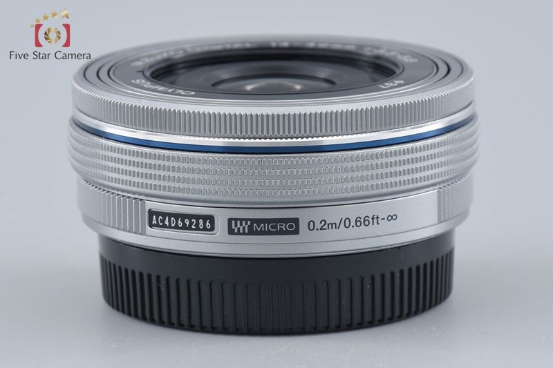 【中古】OLYMPUS オリンパス M.ZUIKO DIGITAL ED 14-42mm f/3.5-5.6 EZ シルバー