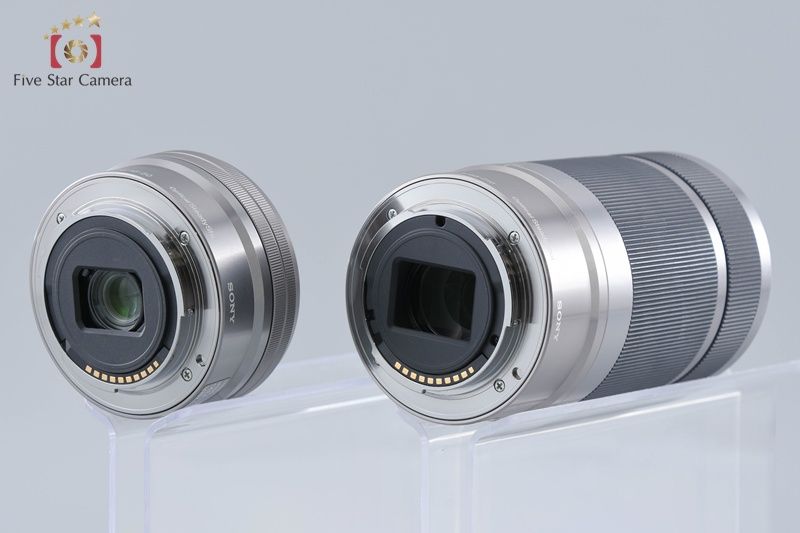 【中古】SONY ソニー α6400 ILCE-6400 シルバー ダブルズームレンズキット 元箱付き