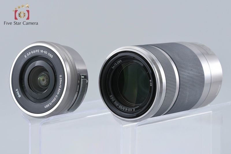 【中古】SONY ソニー α6400 ILCE-6400 シルバー ダブルズームレンズキット 元箱付き