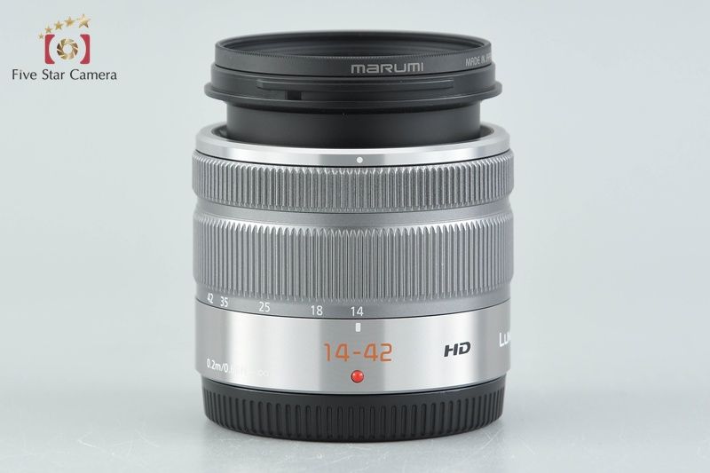 【中古】Panasonic パナソニック LUMIX G VARIO 14-42mm f/3.5-5.6 ASPH. MEGA O.I.S. H-FS1442A ブラック
