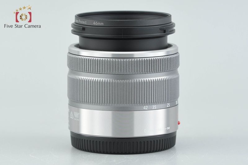 【中古】Panasonic パナソニック LUMIX G VARIO 14-42mm f/3.5-5.6 ASPH. MEGA O.I.S. H-FS1442A ブラック