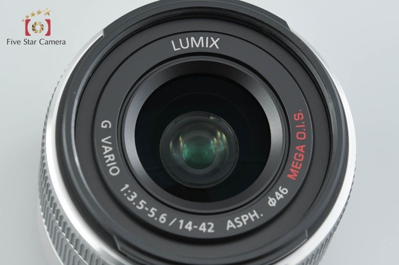 【中古】Panasonic パナソニック LUMIX G VARIO 14-42mm f/3.5-5.6 ASPH. MEGA O.I.S. H-FS1442A ブラック