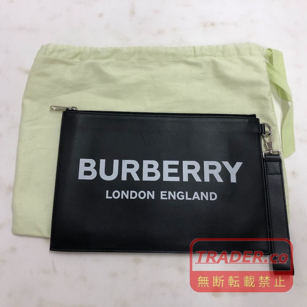 02w25586 バーバリー BURBERRY ブラック メンズ 保存袋あり クラッチバッグ 【中古品】 20,075円
