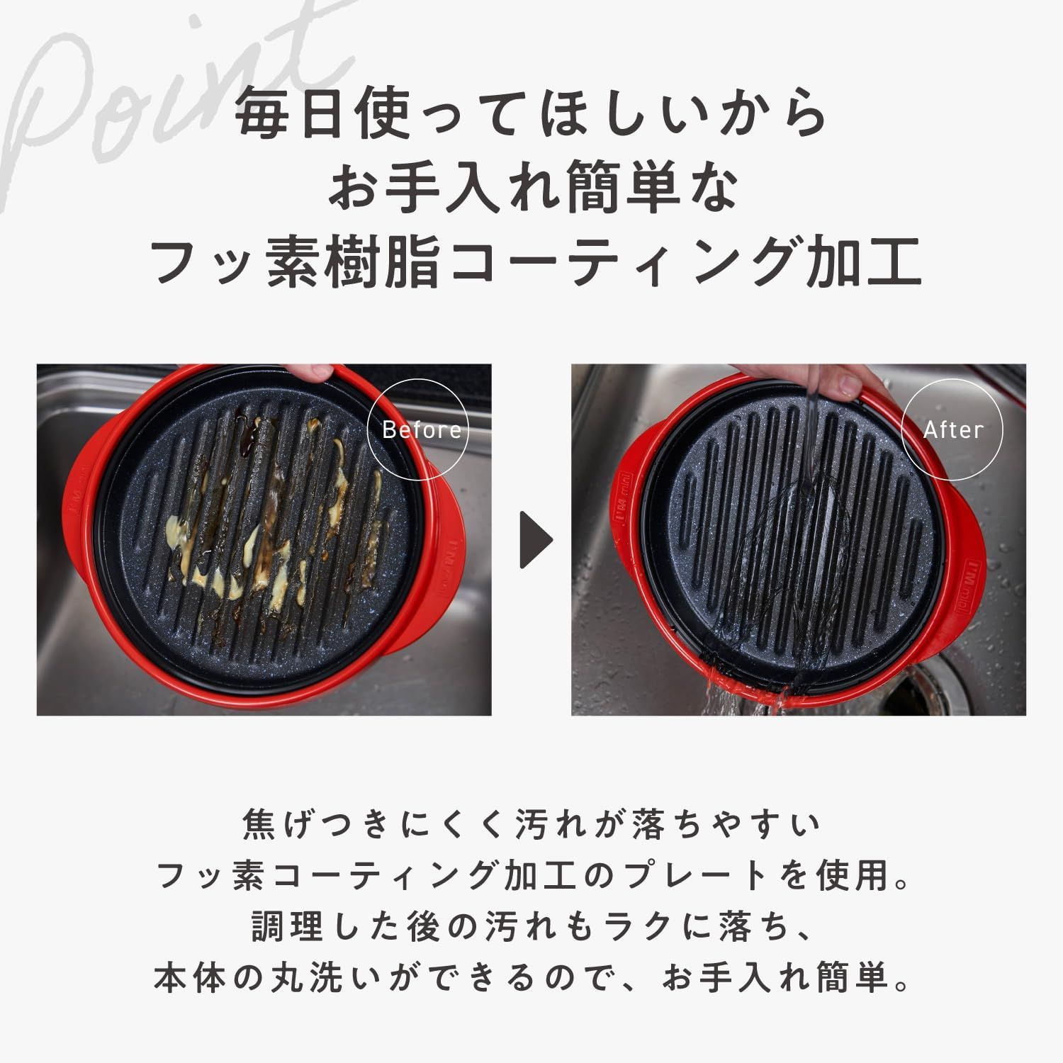 レンジメートプロ RANGEMATE PRO レッド 特許技術 焼き魚 電子レンジ調理器 レシピブック付 魚焼きグリル不要 蓄熱ヒートコア 高温調理 フッ素樹脂コーティング 母の日ギフト