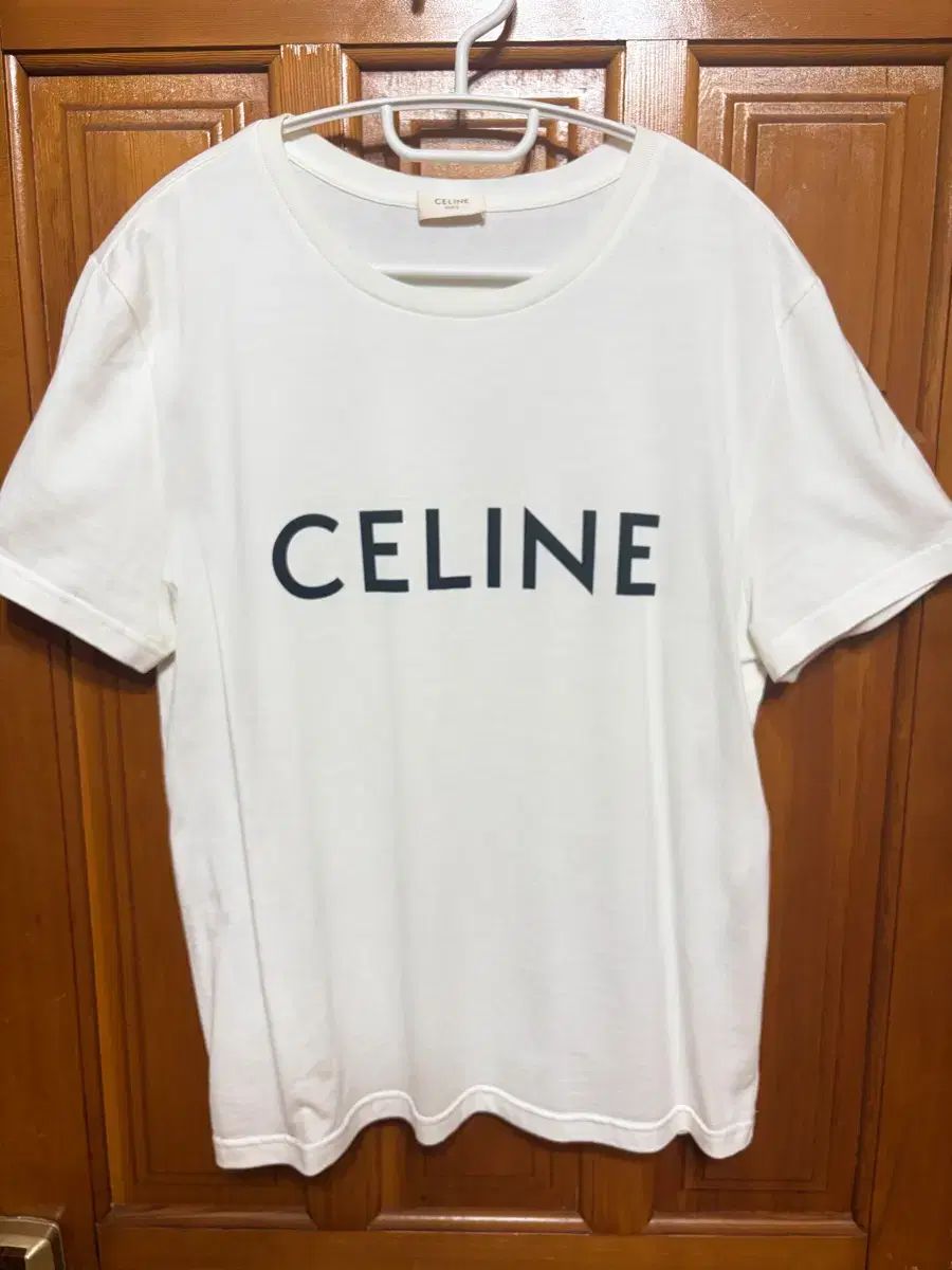 Celine セリーヌ/ロゴTシャツ/L