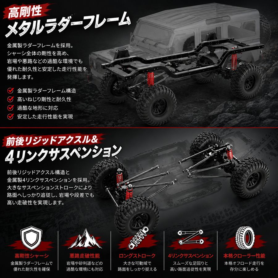 ラジコン ラジコンカー オフロード 大型 高速性能 スケール1/8 四駆