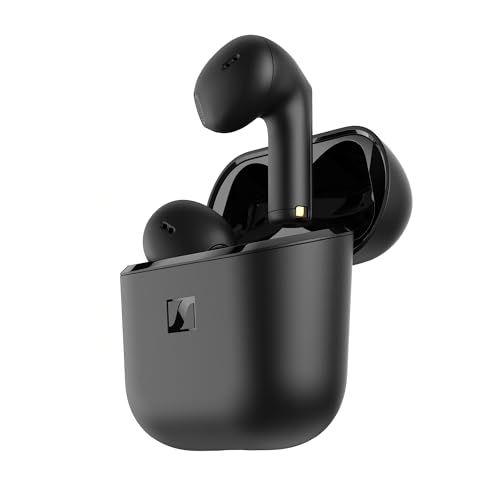 Sennheiser ACCENTUM Open Wireless Earbuds ワイヤレスイヤホン - オープンイヤー型デザイン、ダイナミックサウンド & Bluetooth 5.3、IPX4防滴保護、28時間バッテリー持続時間、USB- 79f4c8a9