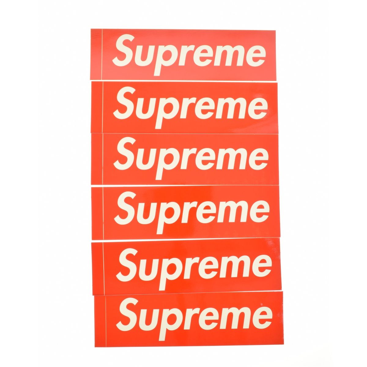 【SUPREME】Box Logo ステッカー 6枚セットステッカー