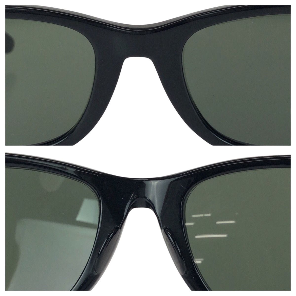 【美品】レイバン　サングラス　WAYFARER Ⅱ ボシュロム　ロゴ　ブラック Ray-Ban レイバン ヴィンテージ ボシュロム WAYFARER ブラック ダーク