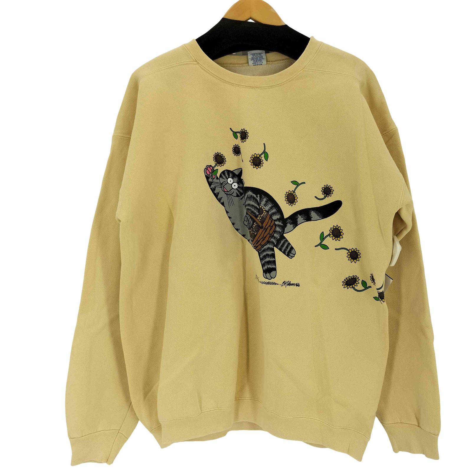 クレイジーシャツ CRAZY SHIRTS USA製 キャラクタープリントスウェット 