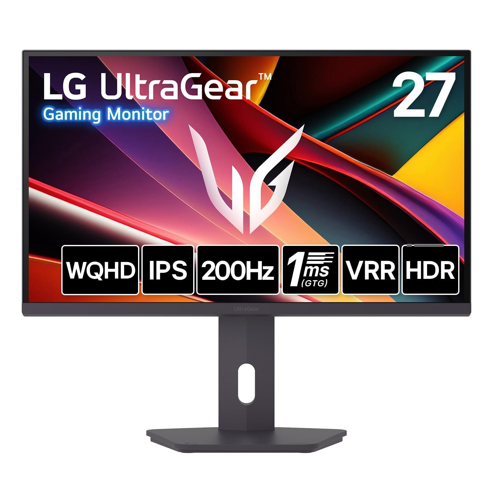 『在庫処分』 99%/DisplayHDR 1ms(GTG)/sRGB 27インチ/WQHD(2560×1440)/200Hz/IPS 400/アンチグレア/HDMI×2/DisplayPort/VRR(FreeSync 27G610A-B UltraGear