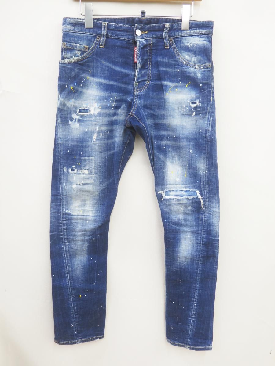 ★7791☆DSQUARED2 ディースクエアード S74LB1023 SEXY TWIST JEAN デニムパンツ　44