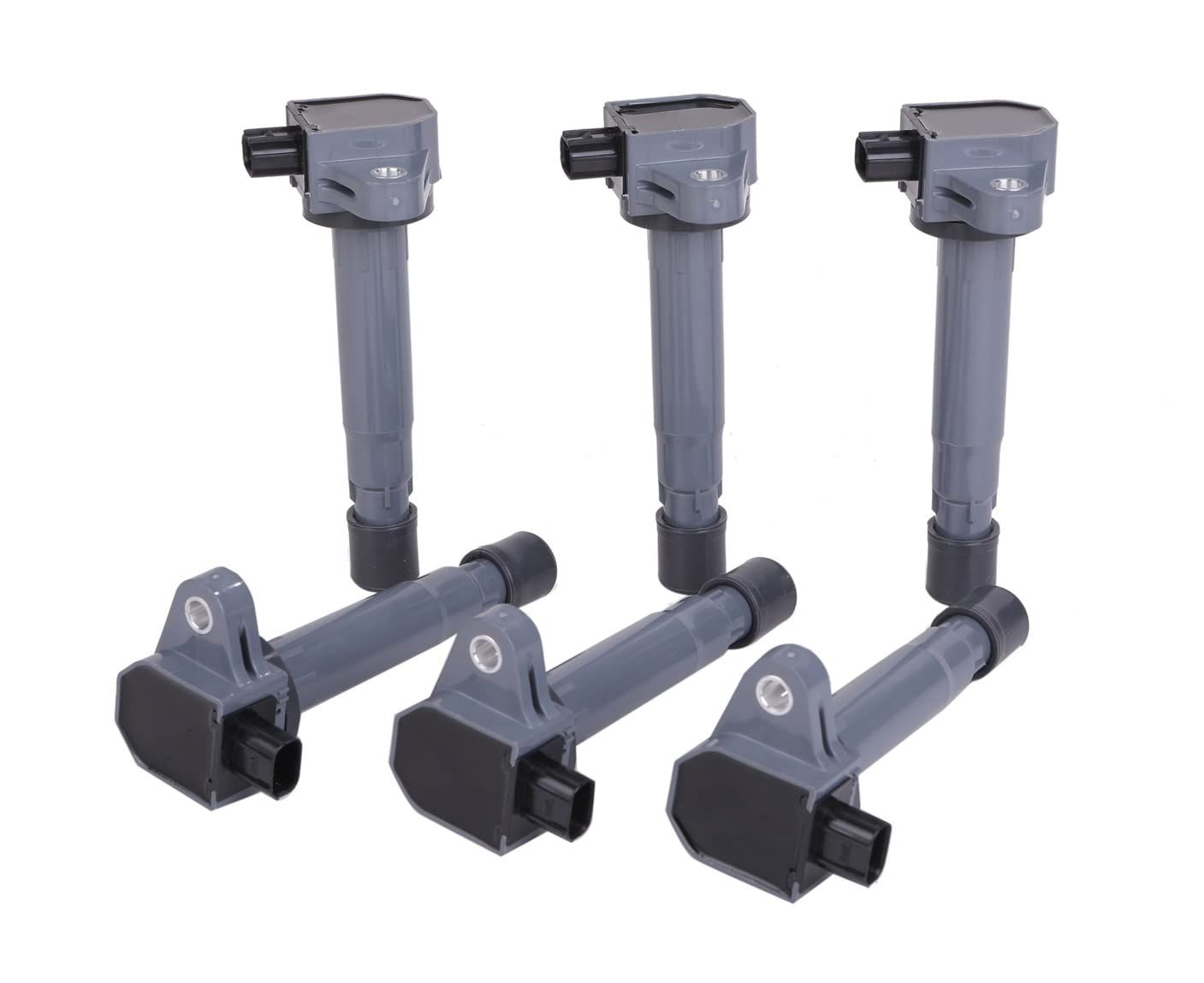 ホンダ 用 イグニッションコイル 3ピン 3本 6本 セット 各種 ゼスト JE1 ライフ JC1 JC2 バモス バモスホビオ HM1 HM2 HJ1 HJ2 アクティ 純正品番 30520-RS8-004 社外品 (６本セット) [６本セット]