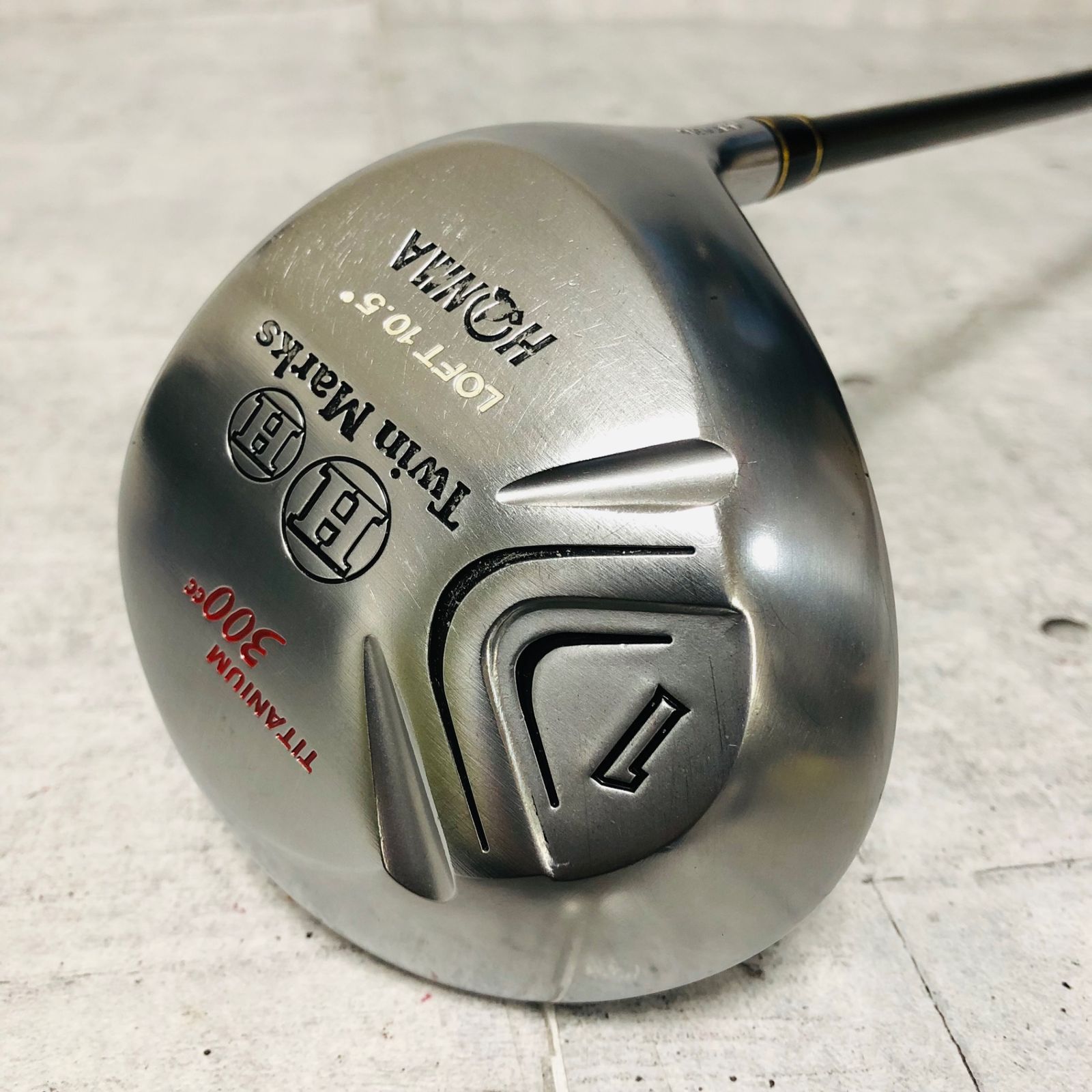 HONMA ホンマ Twin Marks ツインマークス TITANIUM 300cc 1W ドライバー 24K Wリング 4星 4S メンズゴルフ クラブ ウッド 単品 初心者 入門
