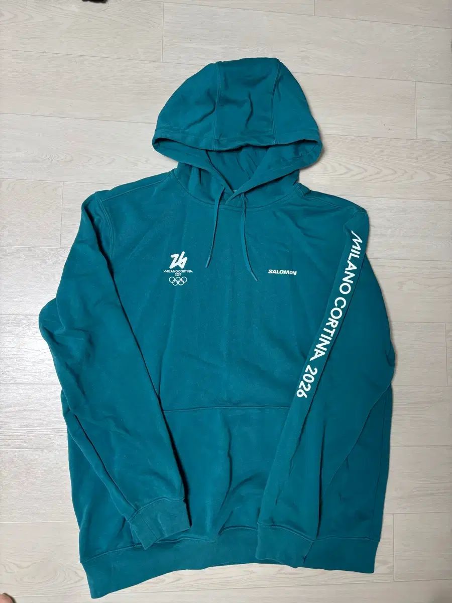 サロモン ミラノオリンピック フードTシャツ xl