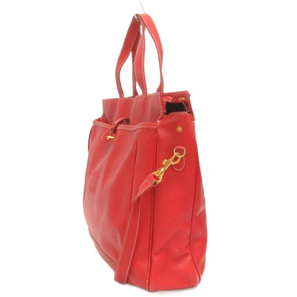 ロエベ LOEWE 2WAY ショルダーバッグ ハンド ロゴ アナグラム レザー