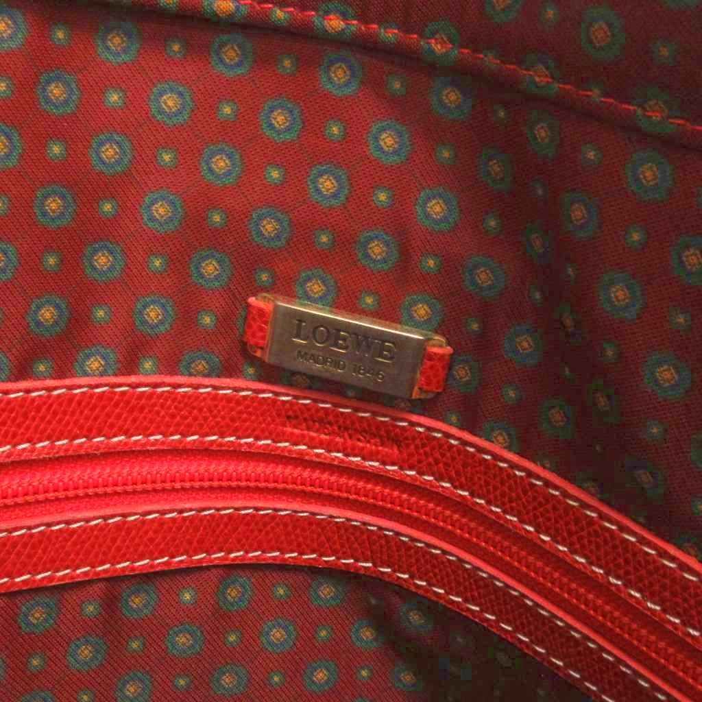 ロエベ LOEWE 2WAY ショルダーバッグ ハンド ロゴ アナグラム レザー