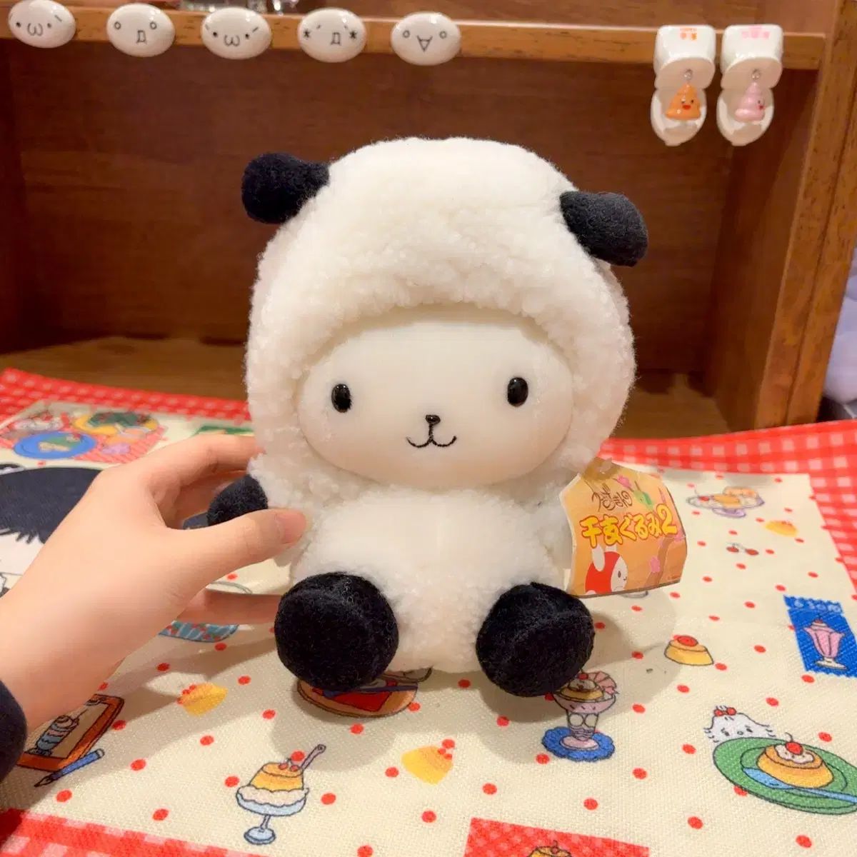 クラシック うさずきん 羊 パンダ うさぎ ぬいぐるみ 7,296円