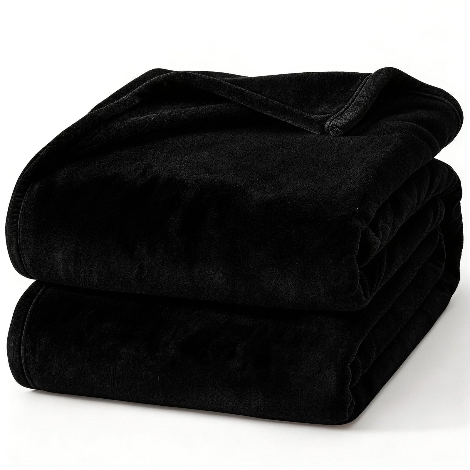 新品 Hansleep 毛布 シングル ブランケット 100x140cm ブラック
