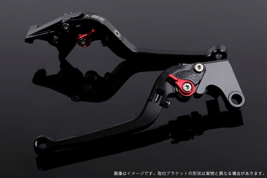 新品 可倒式アジャストレバー ブレーキ&クラッチセット レバー色:ブラック アジャスト色:レッド (モンスター400 04-07)/(モンスター620 03-06)/(モンスター695 07-08)/(モンスター696 09-13)/(モンスター796 11-