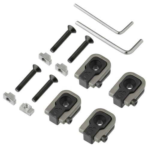 ミグラトレイル(Migratrail) ラゲッジカーゴフック キャラバンルーフタイプ 4個入り 荷掛けフック 軽量 高強度 取付け工具付属 耐荷重約4kg D8360ts 73a76022
