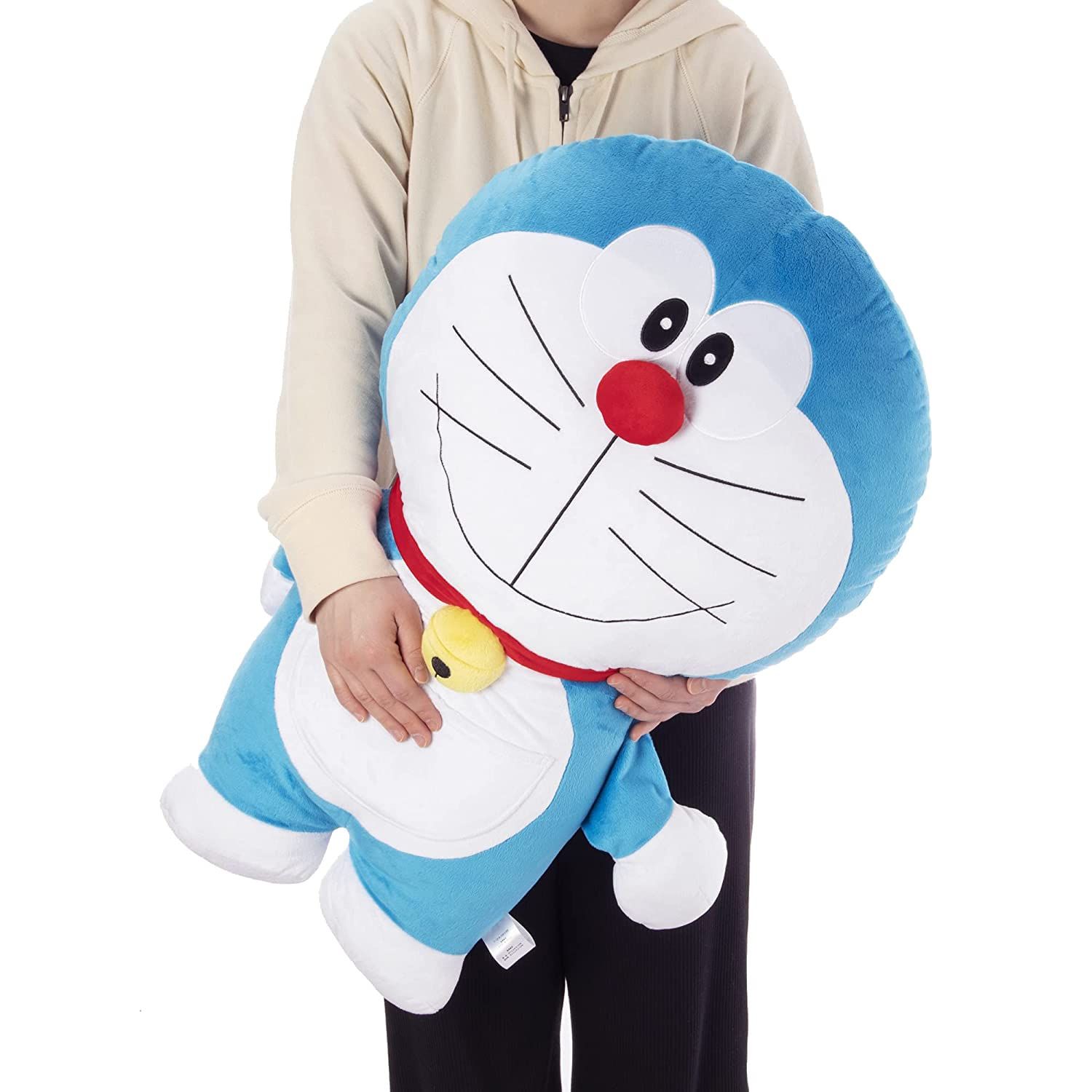 MORIPiLO 抱き枕 ドラえもん (Lサイズ) 約70cm 肌にやさしいマイクロ生地 グッズ ぬいぐるみ 昼寝枕 43x70x25cm ブルー キャラクター まくらのモリシタ/ e66a81fb