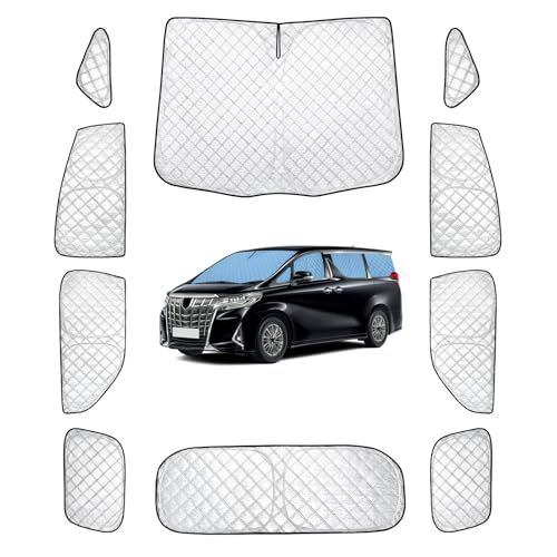 アルファード 30系 専用サンシェード 全窓対応 車用 遮光シェード ALPHARD 30系 車窓日よけ 車中泊グッズ はめ込み式 プライバシー確保 車用カーテン 盗難防止アウトドア 仮眠 車内の暑さ対策 カーフィルム カーシェード サイド 9d0b73be