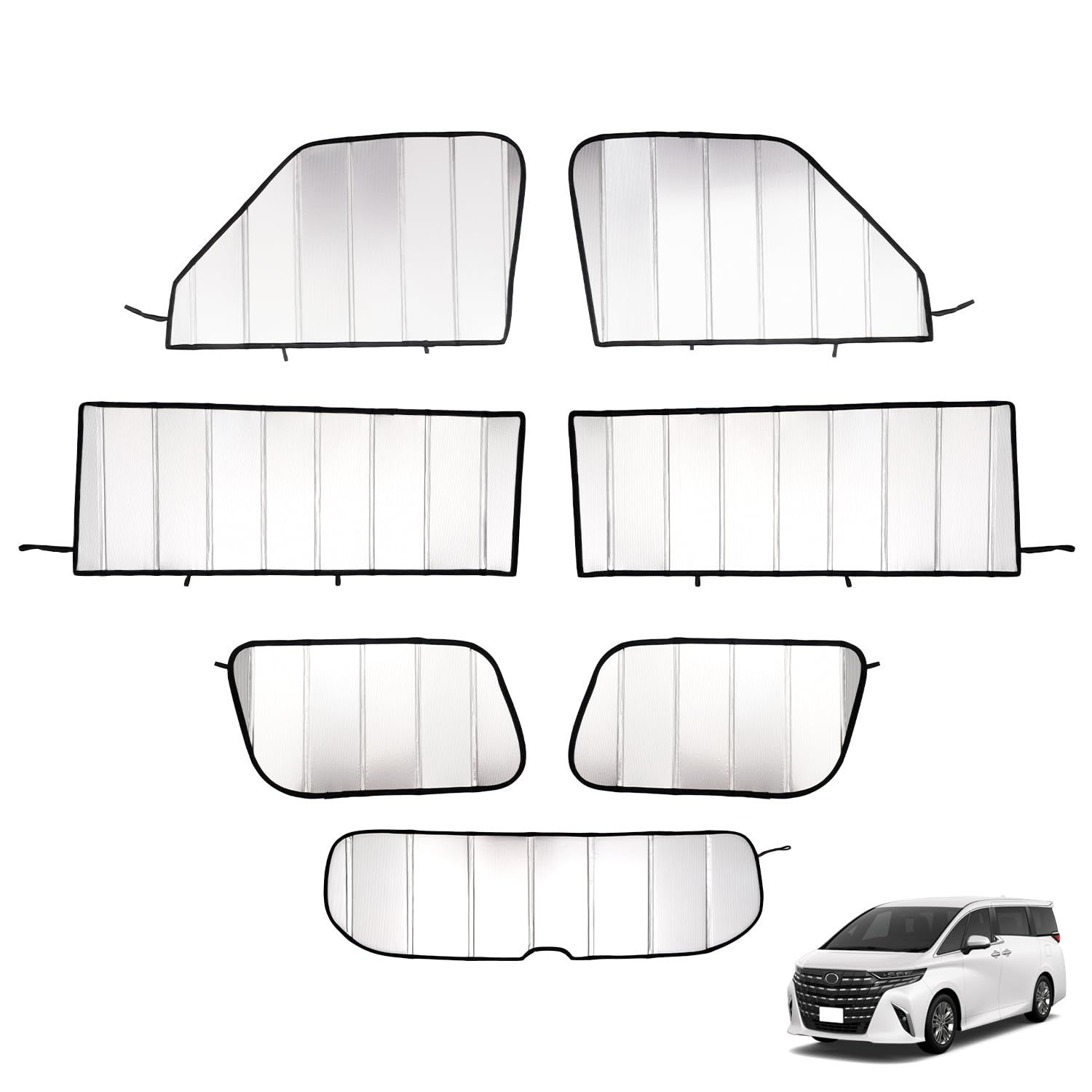 CARTIST トヨタ アルファード ヴェルファイア 40 サンシェード サイド ALPHARD VELLFIRE カーテン リアシェード マルチサンシェード 日除け サンセット 目隠し プライバシー保護 車中泊 アクセサリー 運転席/助手席 e544cef2