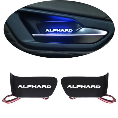 アルファード 30系 専用設計 インナードアランプ ロゴ発光 LED 7色切り替え可能 ルームランプ 内装 カスタムパーツ 互換品 2枚セットts 5c8aee1b