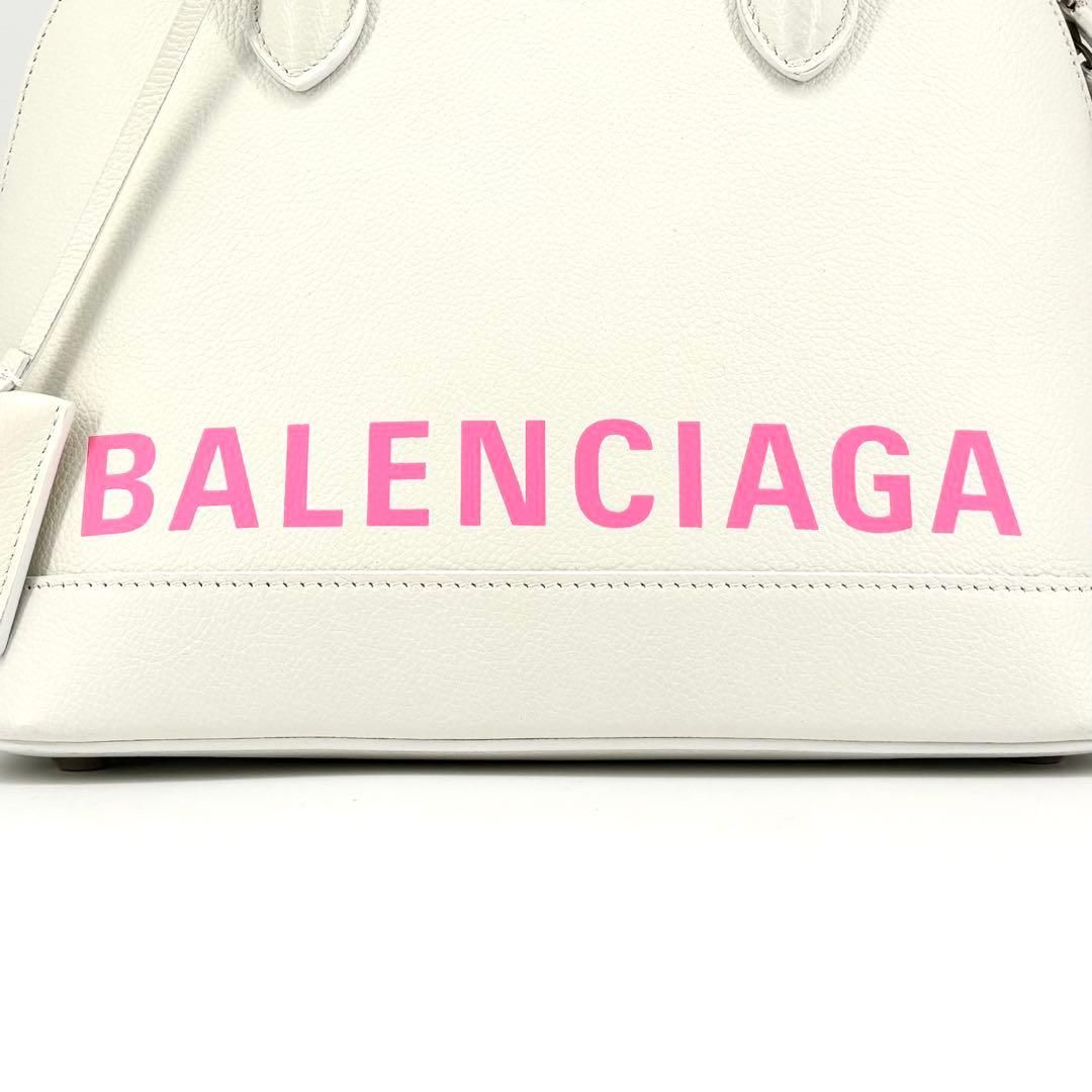 BALENCIAGA バレンシアガ ヴィル トップハンドル ロゴ 2way レザー