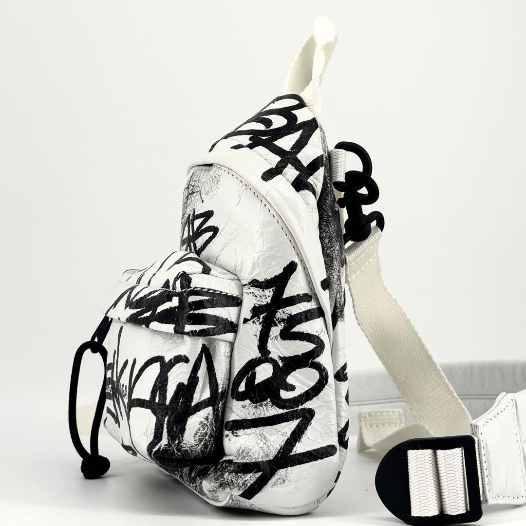 BALENCIAGA バレンシアガ エクスプローラー グラフィティ レザー ミニ