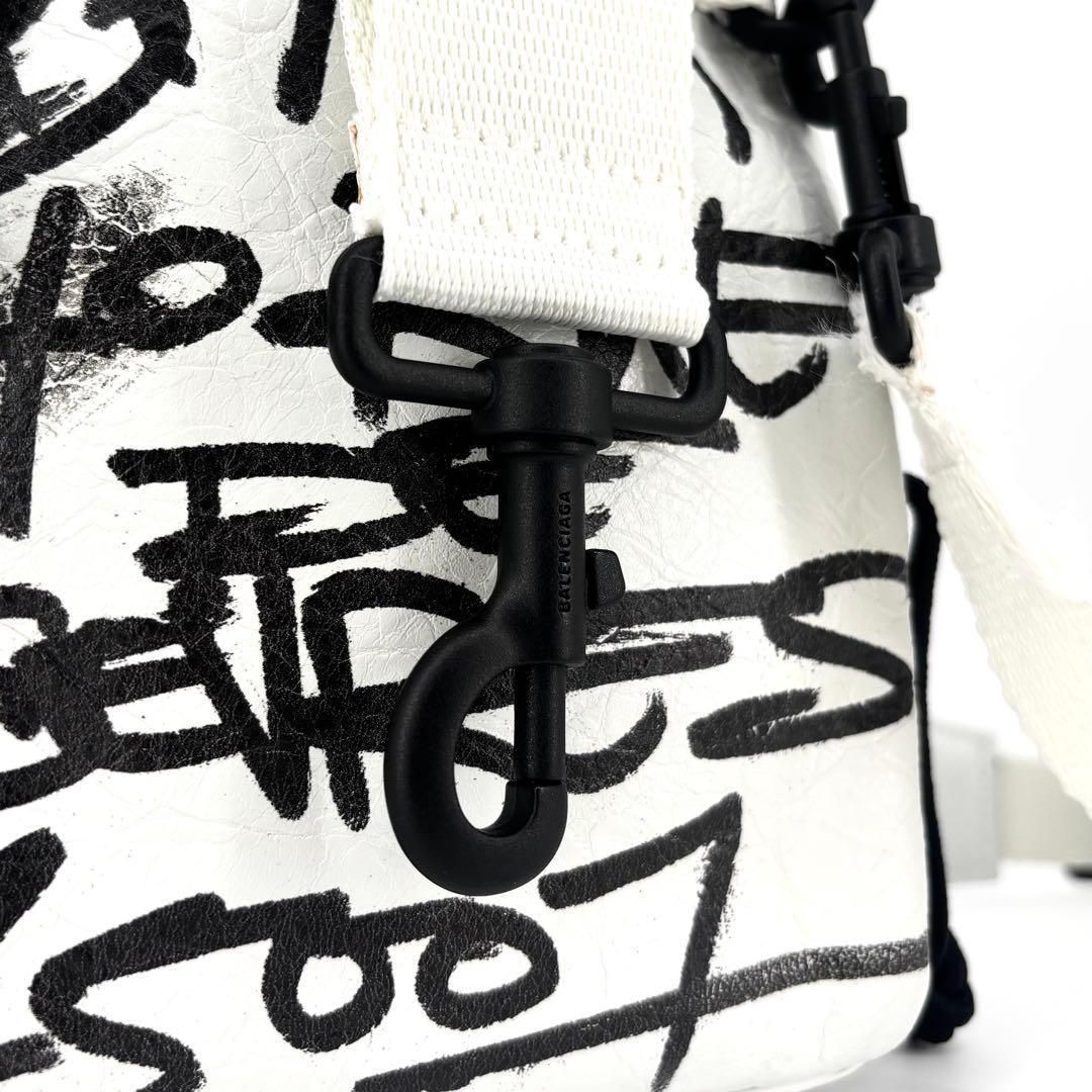 BALENCIAGA バレンシアガ エクスプローラー グラフィティ レザー ミニ