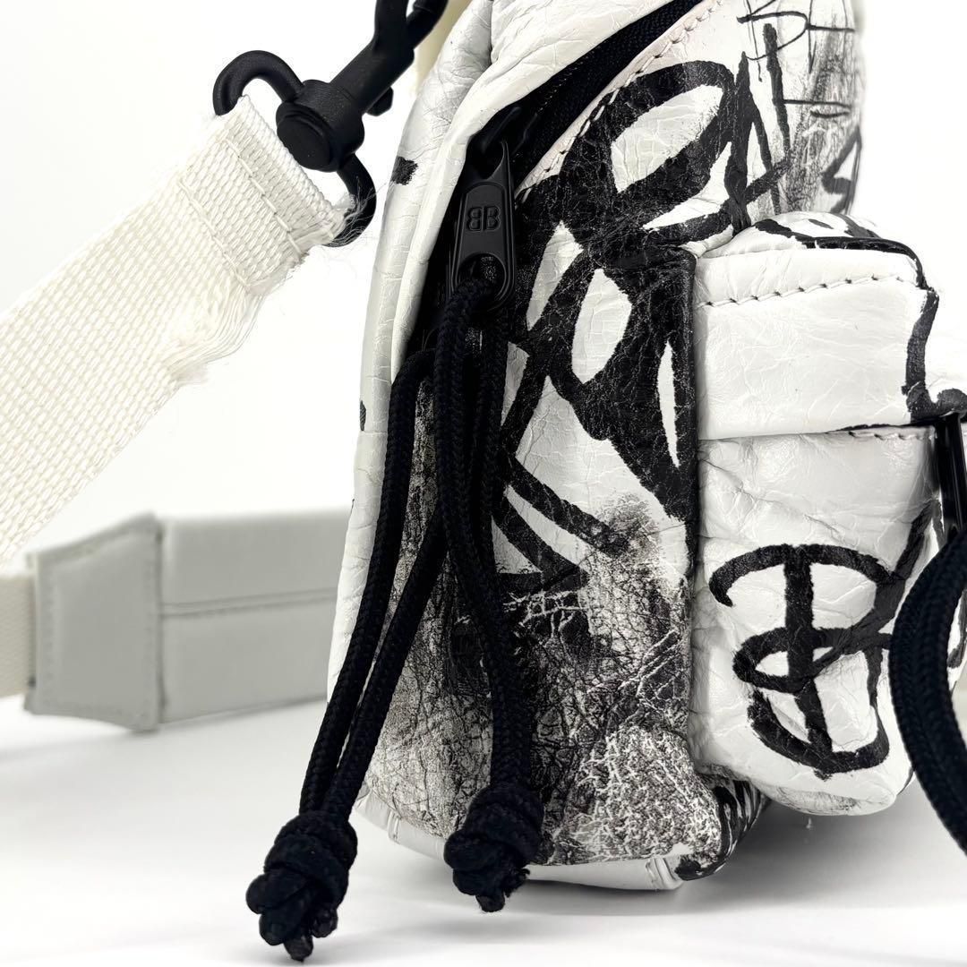 BALENCIAGA バレンシアガ エクスプローラー グラフィティ レザー ミニ