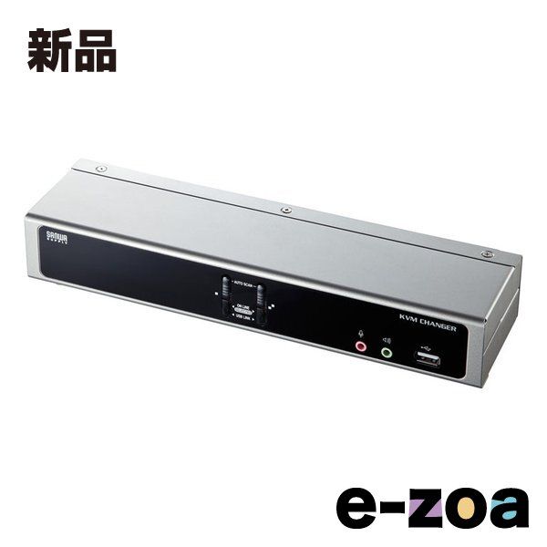 SANWA SUPPLY サンワサプライ デュアルリンクDVI対応パソコン自動切替器 2:1 SW-KVM2HDCN2 (2663634)