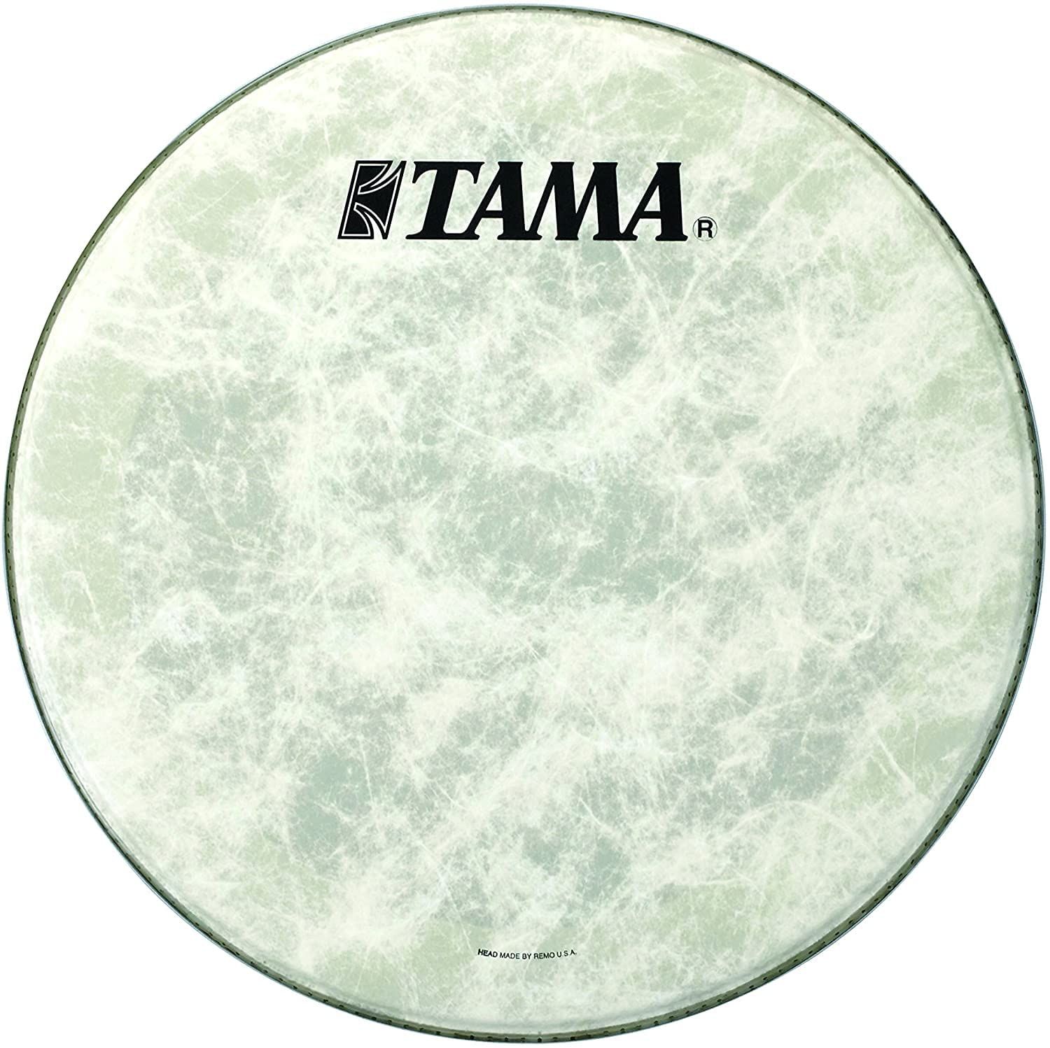 新品 TAMA [タマ] バスドラム用ヘッド REMO Fiberskyn Powerstroke 3 Diplomat 18インチ 黒ロゴ RF18BMST