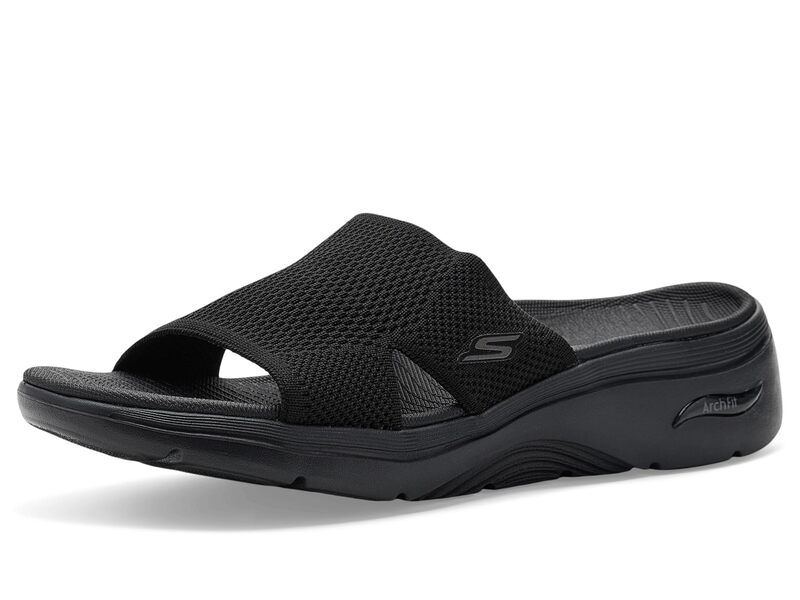 スケッチャーズ レディース シューズ サンダル SKECHERS Performance Arch Fit 20 QuickDry Slide BlackBlack ブラック