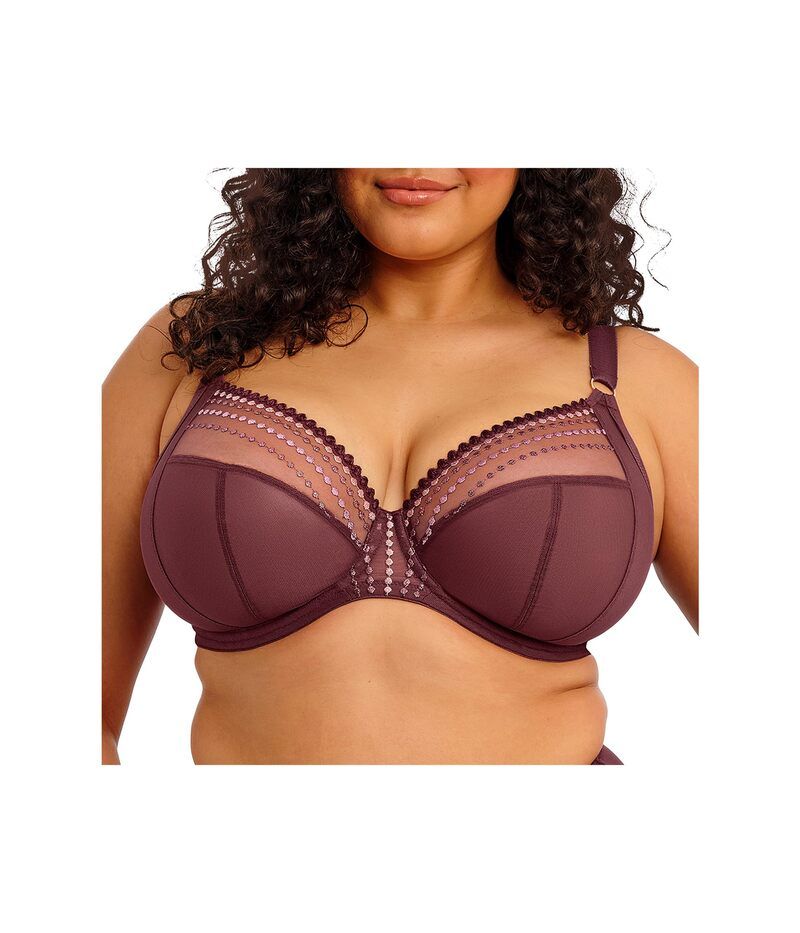 エロミ レディース アンダーウェア ブラジャー elomi Matilda Underwire Plunge Bra Sugarplum