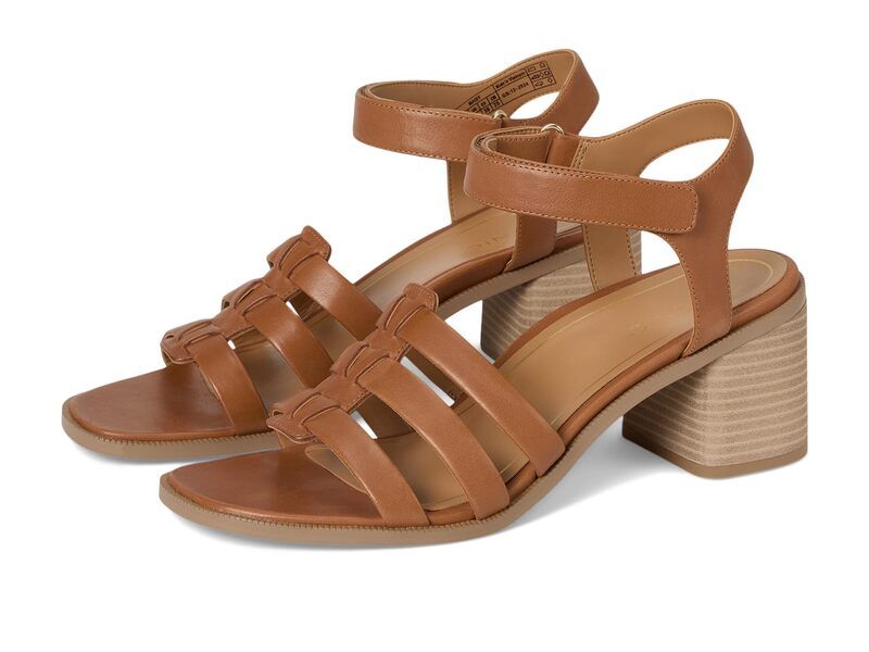 バイオニック レディース シューズ ヒール VIONIC Maisy Tan Leather タン