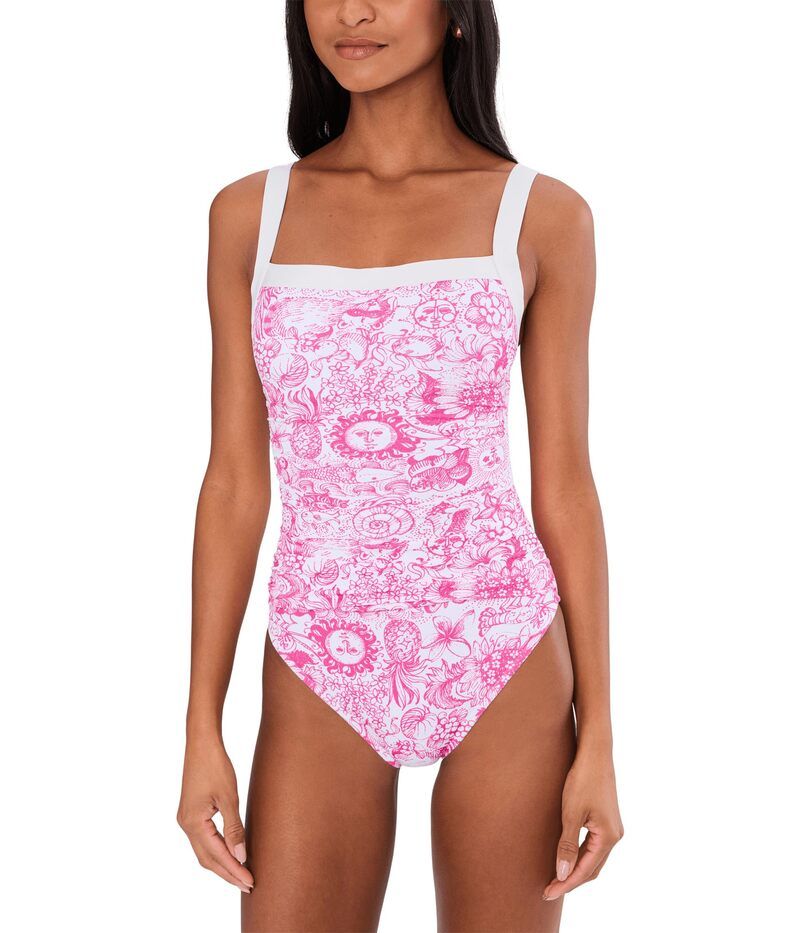 リリーピュリッツァー レディース 水着 上下セット Lilly Pulitzer KeonePiece Cherry Blossom